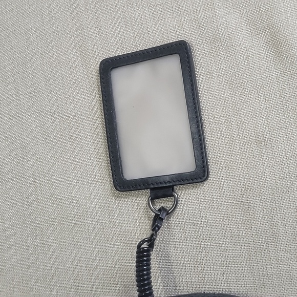 Tumi Black Leather Portfolio Briefcase Crossbody Messenger Bag - Picture 10 of 14